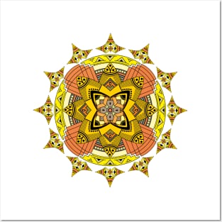 Colorful mandala Posters and Art